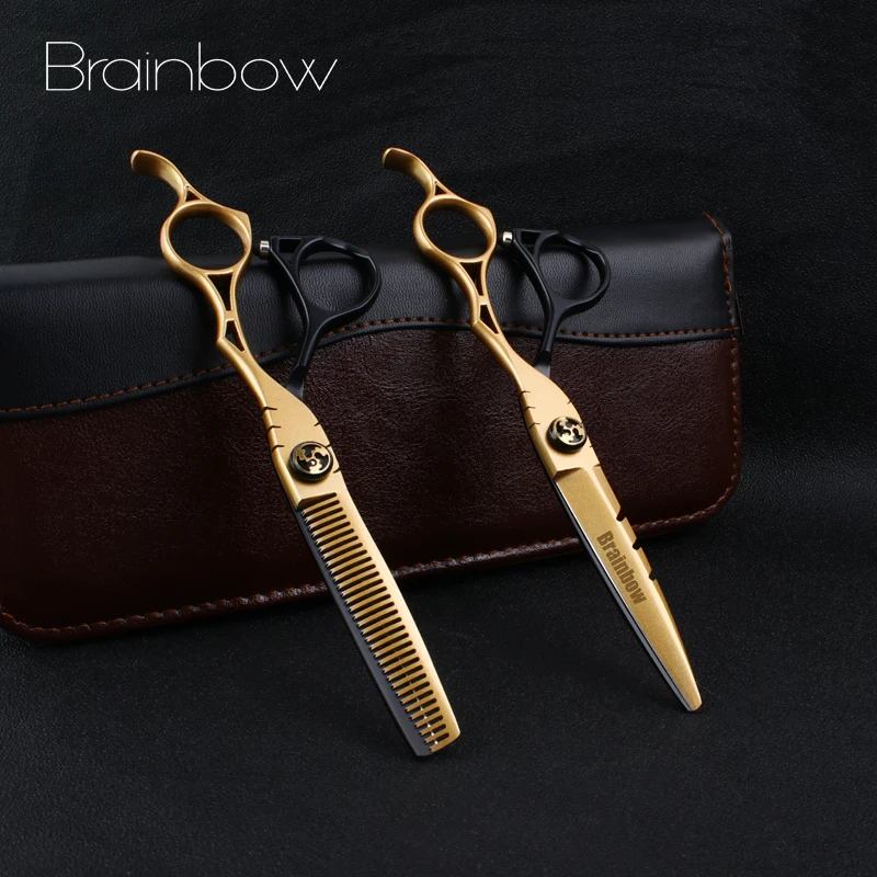 Brainbow Hair Cutting Scissors Shears Kit 6' Professional Barber Hair Cutting Shears Scissors Sharp Blades Hairdresser Haircut
Brainbow Hair Cutting Scissors Shears Kit 6' Professional Barber Hair Cutting Shears Scissors Sharp Blades Hairdresser Haircut