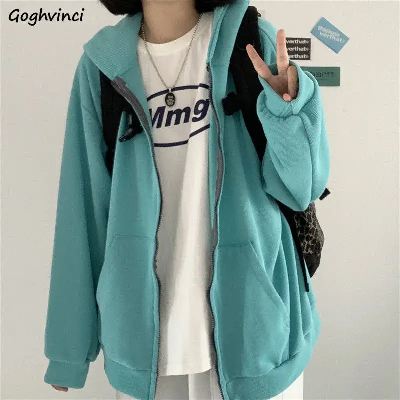 With Hat Hoodies Women Zip-up Zipper Chic Warm Soft Solid Trendy Females Hoodie Harajuku Ins Casual Students Outwear Ulzzang
With Hat Hoodies Women Zip-up Zipper Chic Warm Soft Solid Trendy Females Hoodie Harajuku Ins Casual Students Outwear Ulzzang
