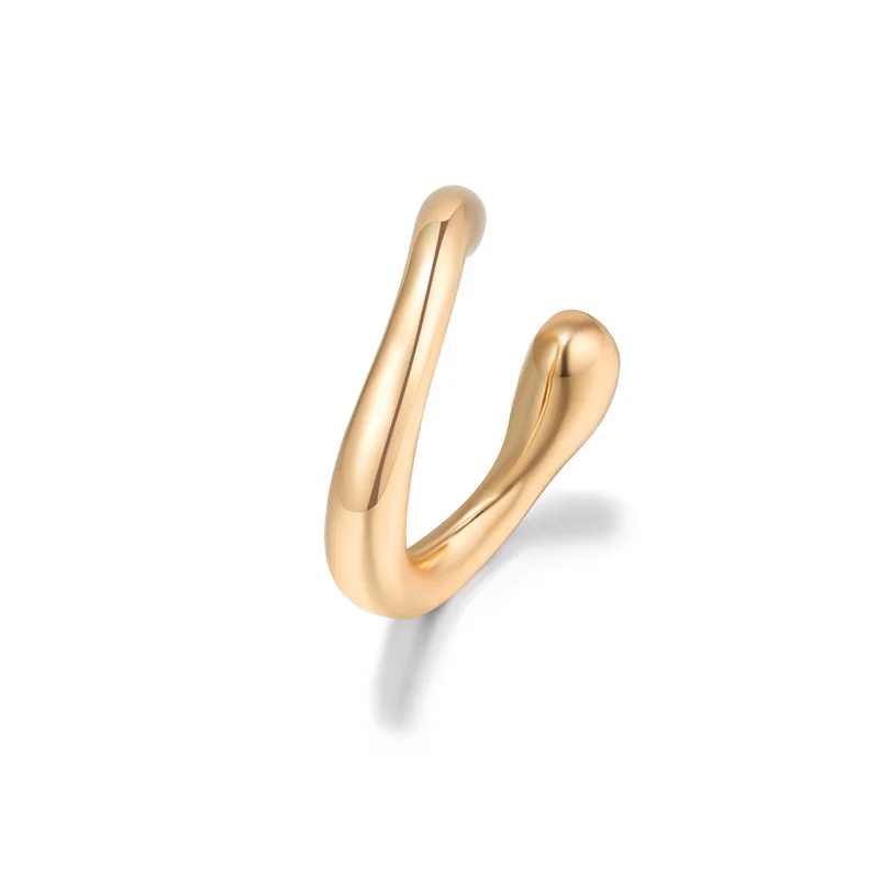 JIAN Fashion Alloy Punk Cuff Earrings without Piercing Gold Silver Color Round Metal Ear Cuff for Women Minimalist Simple Jewely
JIAN Fashion Alloy Punk Cuff Earrings without Piercing Gold Silver Color Round Metal Ear Cuff for Women Minimalist Simple Jewely
