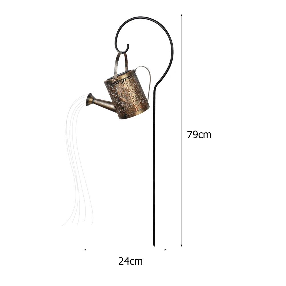 LED Solar Watering Can Ornament Lamp Garden Art Light Decoration Hollow-out Iron Shower LED Lights String Garden Decorations
LED Solar Watering Can Ornament Lamp Garden Art Light Decoration Hollow-out Iron Shower LED Lights String Garden Decorations