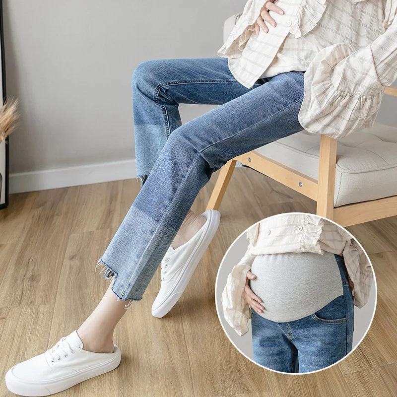 Pregnant Women Pants Maternity Jeans Fashion Pregnancy Clothes M-2XL Cropped Trousers Denim Spring Autumn Maternity Clothes
Pregnant Women Pants Maternity Jeans Fashion Pregnancy Clothes M-2XL Cropped Trousers Denim Spring Autumn Maternity Clothes