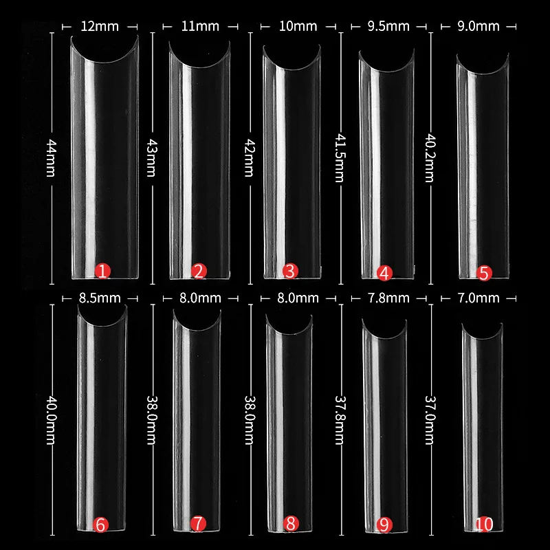 500pcs Fake Nails Half Cover C Curve Extra Long Straight False Nail Extension Tips Salon Art
500pcs Fake Nails Half Cover C Curve Extra Long Straight False Nail Extension Tips Salon Art