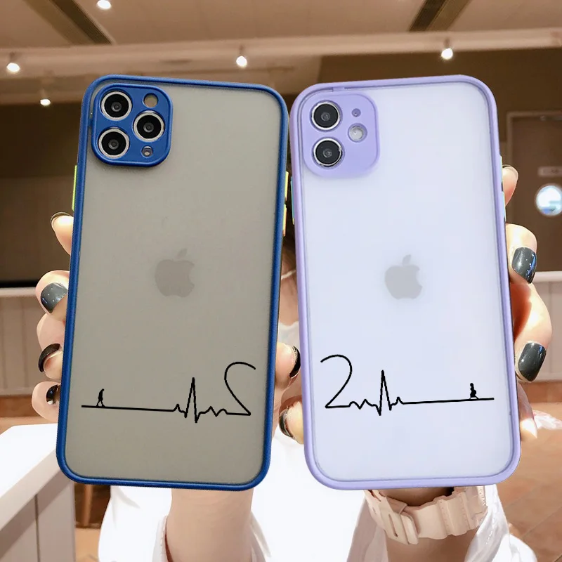 Electrocardiogram with love Couple ECG Phone Case For iPhone 7 Plus 6S 7 8 Plus 12 11Pro Max Mini X Xs max Xr SE 2020 Hard Cover
Electrocardiogram with love Couple ECG Phone Case For iPhone 7 Plus 6S 7 8 Plus 12 11Pro Max Mini X Xs max Xr SE 2020 Hard Cover