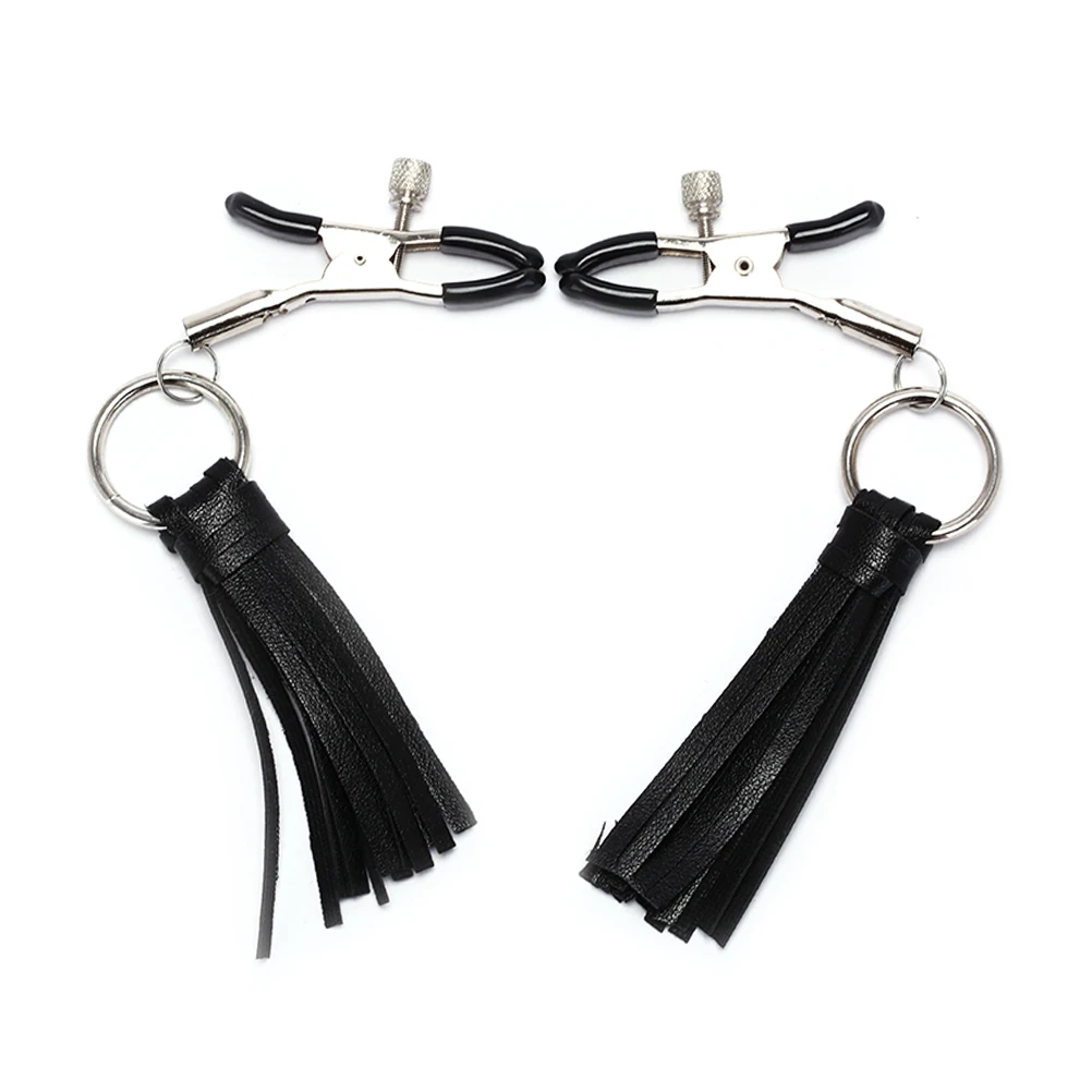Women Leather Tassels Flirting Nipple Clamps Nipple Toys Silica Tips Nipple Clips Nipples Exotic Accessories
Women Leather Tassels Flirting Nipple Clamps Nipple Toys Silica Tips Nipple Clips Nipples Exotic Accessories