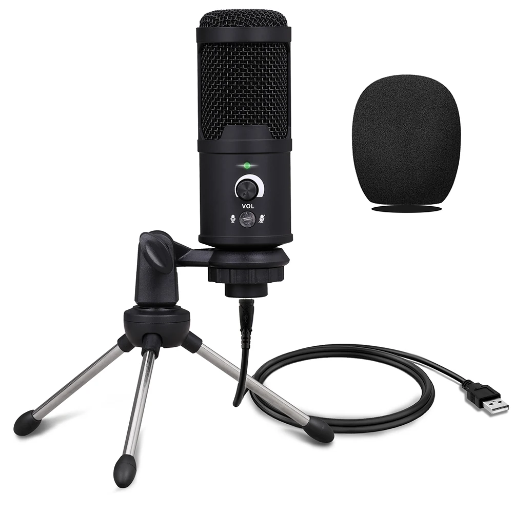 MX2 USB Microphone for PC/Laptop, Mic for Recording/Streaming/Gaming/Podcast/Youtube/Skype, Plug and Play
MX2 USB Microphone for PC/Laptop, Mic for Recording/Streaming/Gaming/Podcast/Youtube/Skype, Plug and Play