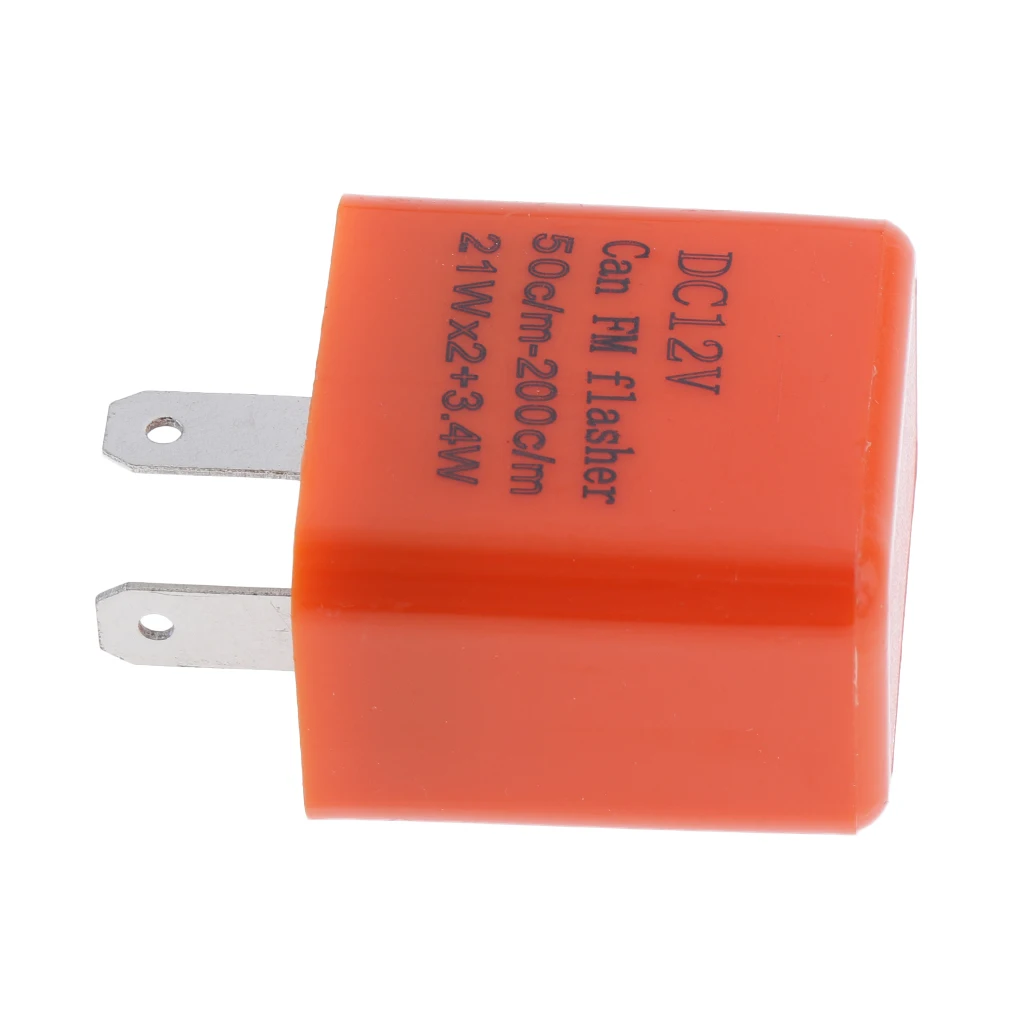 12V 2 Pin Frequency Adjustable Flasher Relay Motorcycle LED Light Electronic Turn Signal Flasher Indicator Flasher
12V 2 Pin Frequency Adjustable Flasher Relay Motorcycle LED Light Electronic Turn Signal Flasher Indicator Flasher