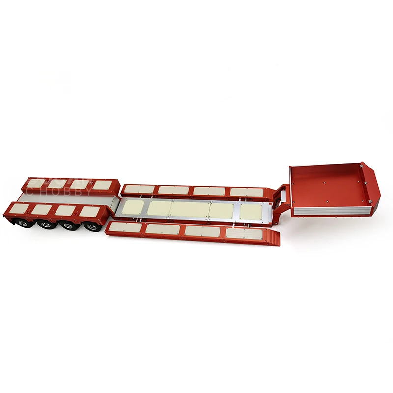 In Stock 1/14 Metal CNC 4Axle Steering Detachable Metal Flatbed Degree RC Trailer for Tractor Truck Model ChristmasGift TH19818
In Stock 1/14 Metal CNC 4Axle Steering Detachable Metal Flatbed Degree RC Trailer for Tractor Truck Model ChristmasGift TH19818