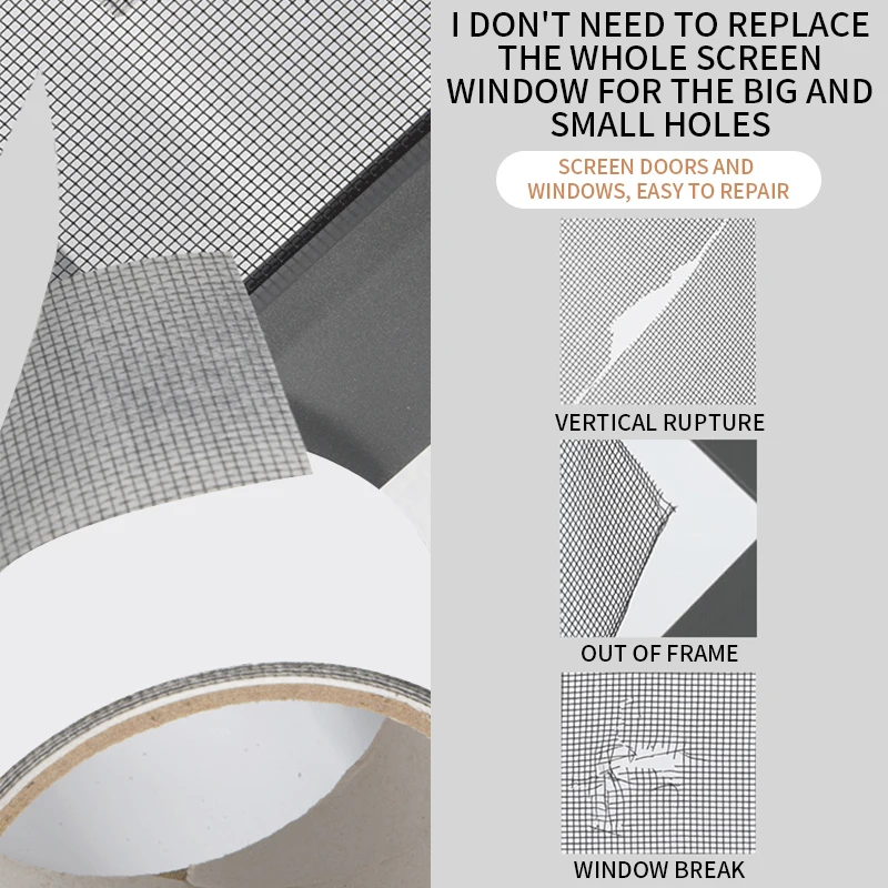 Fix Net Window Home Adhesive Anti Mosquito Fly Bug Insect Repair Screen Wall Patch Sticker Mesh Window Screen Repair Broken Hole
Fix Net Window Home Adhesive Anti Mosquito Fly Bug Insect Repair Screen Wall Patch Sticker Mesh Window Screen Repair Broken Hole