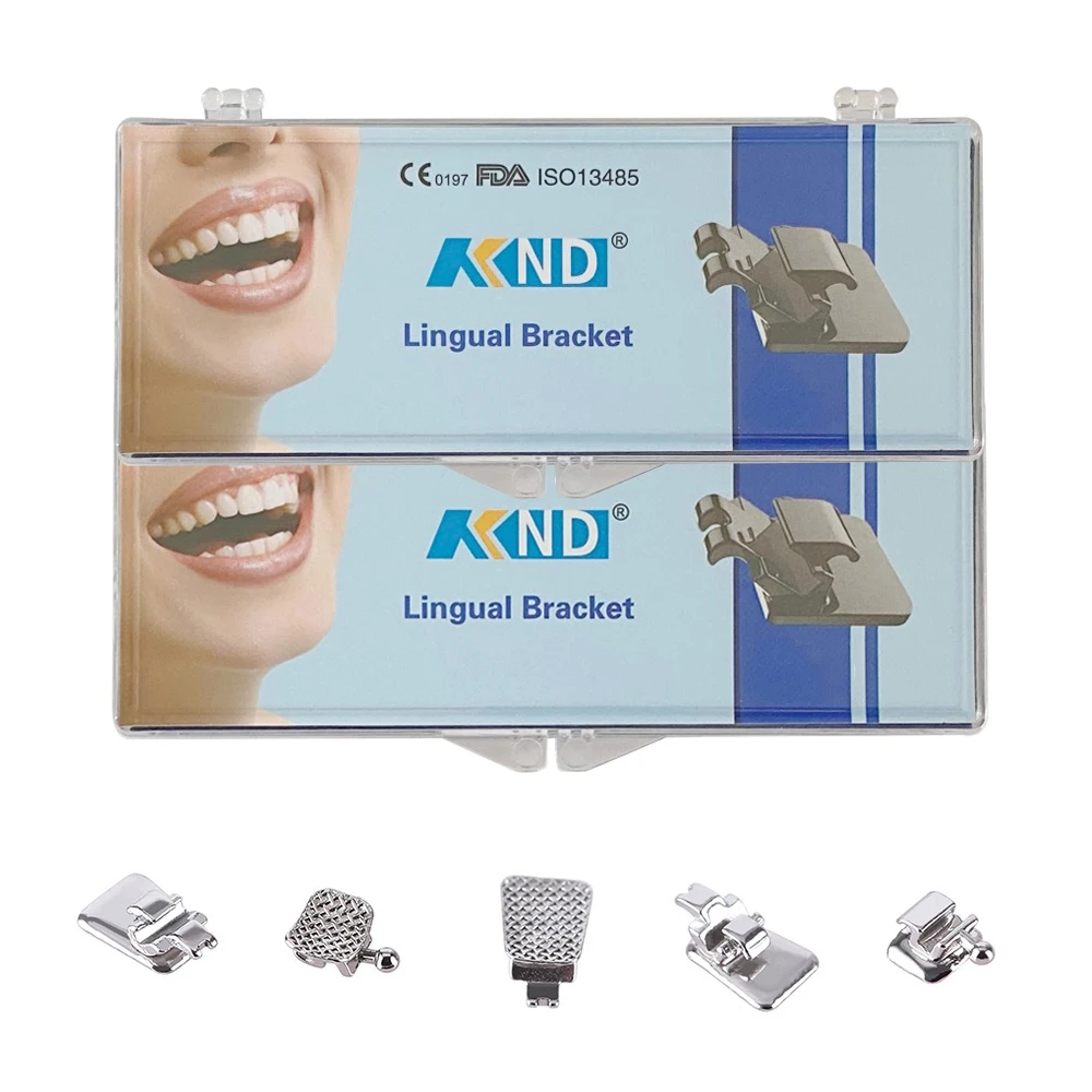 20PCS/BOX Dental Orthodontic Lingual Bracket Metal Braces Slot 0.018 0.022 Mesh Base Stainless Steel Dentistry Ortho Brackets
20PCS/BOX Dental Orthodontic Lingual Bracket Metal Braces Slot 0.018 0.022 Mesh Base Stainless Steel Dentistry Ortho Brackets