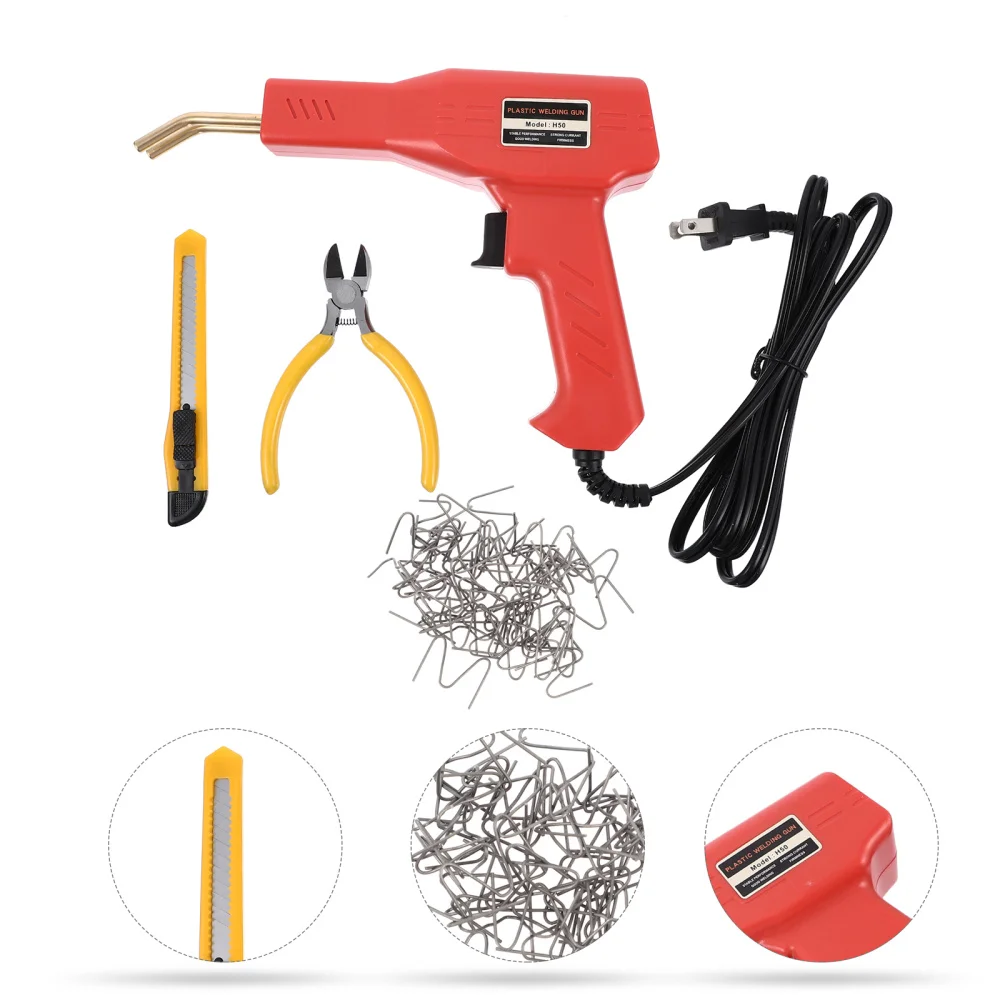 1 Set Handy Welder Garage Tool Hot Staplers Car Bumper Repair Kit (US Plug) 
1 Set Handy Welder Garage Tool Hot Staplers Car Bumper Repair Kit (US Plug)
