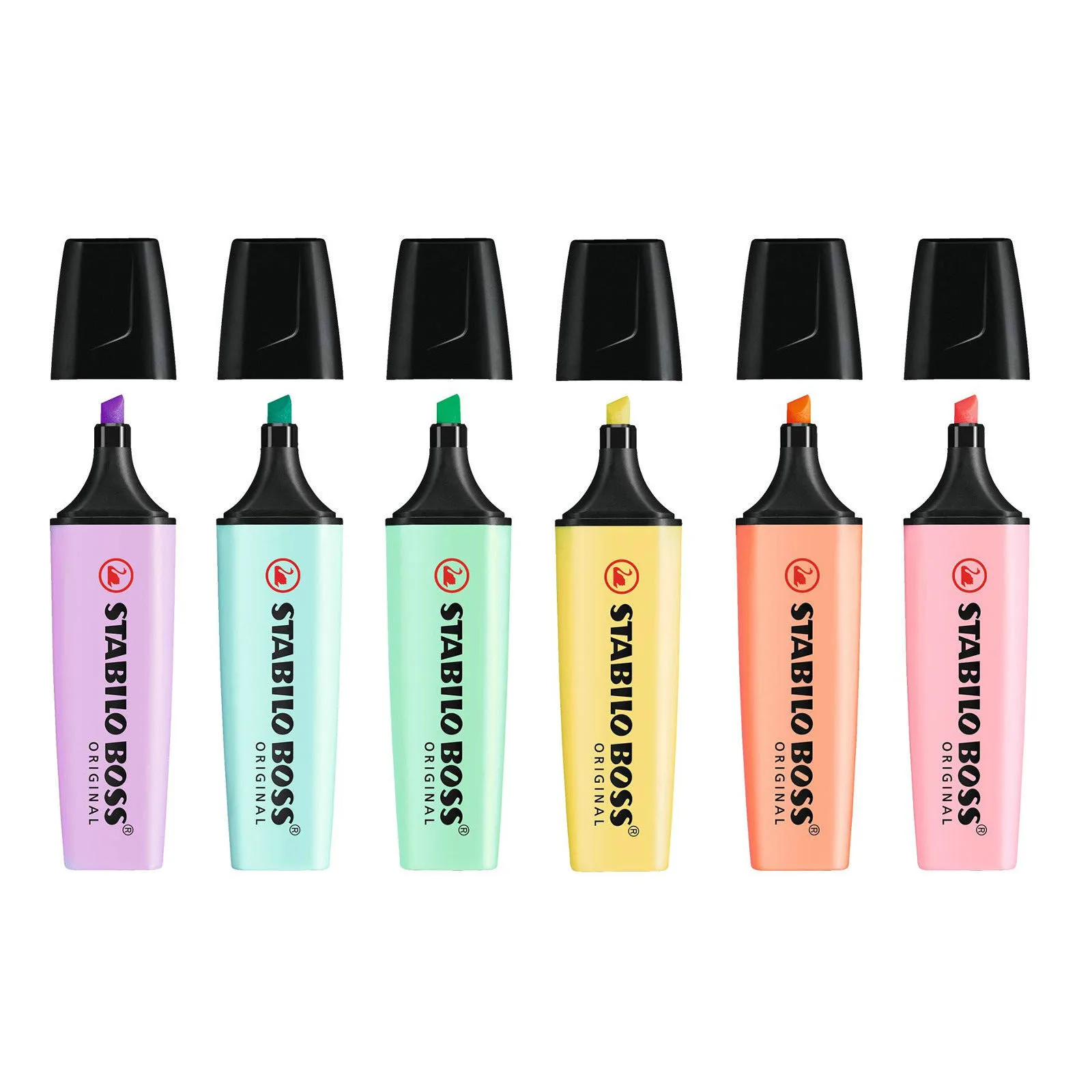 Stabilo Boss New Pastel Assorted 6 Colors Highlighter Marker Pens Set Chisel Nib Marker Pen Stationery
Stabilo Boss New Pastel Assorted 6 Colors Highlighter Marker Pens Set Chisel Nib Marker Pen Stationery