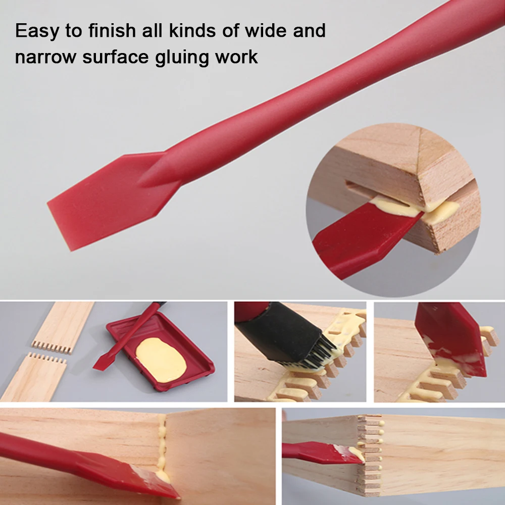 4Pc/set Manual Gluer Woodworking Glue brush tool kit Soft Silicone glue brush Carpenter Woodworking Coating Tools
4Pc/set Manual Gluer Woodworking Glue brush tool kit Soft Silicone glue brush Carpenter Woodworking Coating Tools
