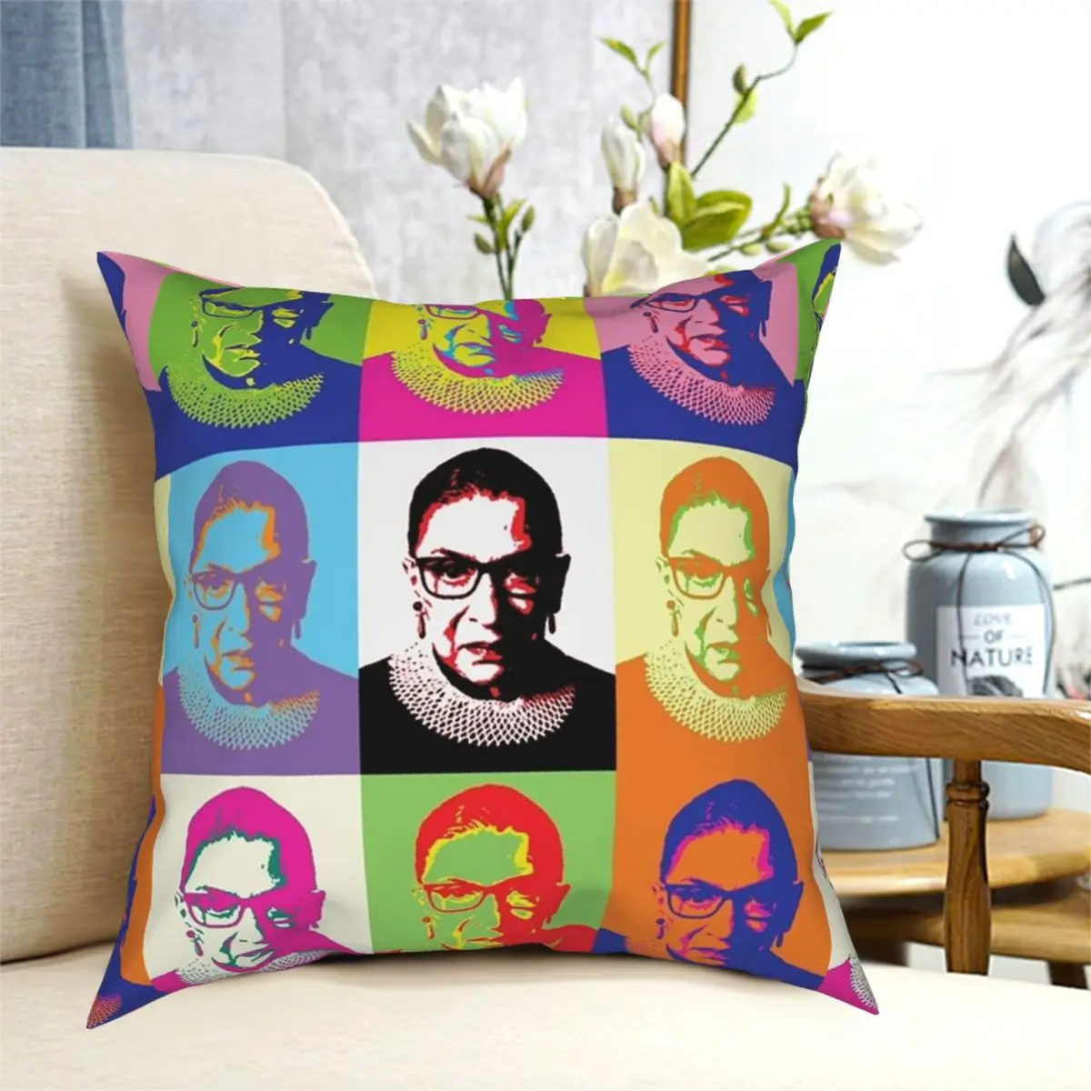 Ruth Bader Ginsburg Square Pillowcase Printed Zipper Decorative Pillow Case Home Cushion Case 45*45cm
Ruth Bader Ginsburg Square Pillowcase Printed Zipper Decorative Pillow Case Home Cushion Case 45*45cm