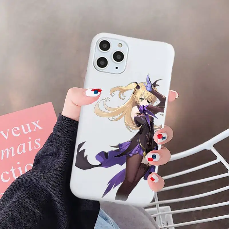 Anime Genshin Impact Phone Case White Candy Color for iPhone 6 7 8 11 12 s mini pro X XS XR MAX Plus
Anime Genshin Impact Phone Case White Candy Color for iPhone 6 7 8 11 12 s mini pro X XS XR MAX Plus