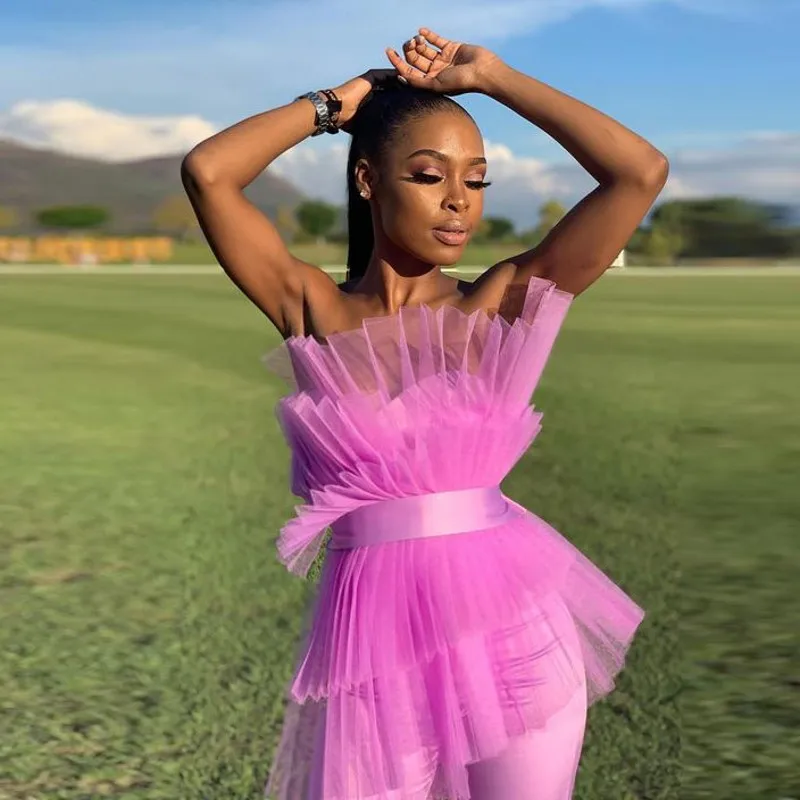 Dark Pink Blouse Off Shoulder Tulle Tiered Top Shirt Short Blouse Photo Shoot Casual Blouse Women Tops Custom Made
Dark Pink Blouse Off Shoulder Tulle Tiered Top Shirt Short Blouse Photo Shoot Casual Blouse Women Tops Custom Made