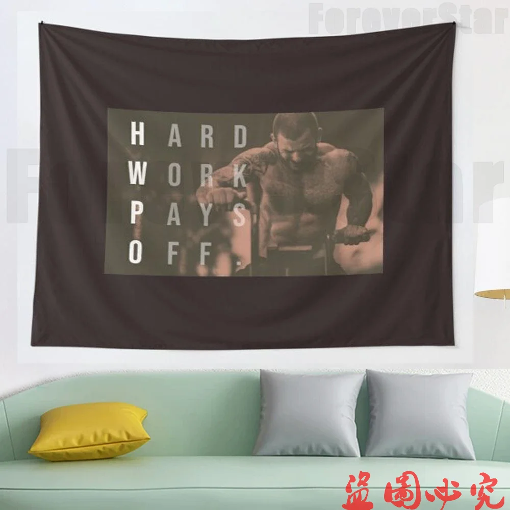 Mat Fraser CrossFit Hard Work Pays Off HWPO tapestry Wall Hanging Tapestries for Living Room Bedroom Decor
Mat Fraser CrossFit Hard Work Pays Off HWPO tapestry Wall Hanging Tapestries for Living Room Bedroom Decor