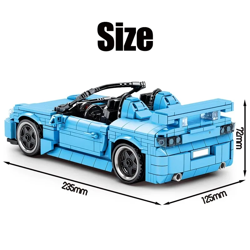 792pcs Creator MOC superCar Sports car Model Building Blocks City Technical Mechanic Retro Racing Vehicle Bricks Toys For Kids
792pcs Creator MOC superCar Sports car Model Building Blocks City Technical Mechanic Retro Racing Vehicle Bricks Toys For Kids
