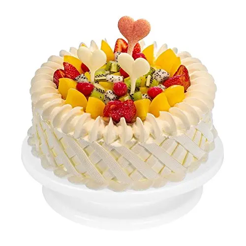 6pcs Cake Decorating Kits 11 Inch Rotating Cake Turntable Revolving Cake Stand White Baking Supplies
6pcs Cake Decorating Kits 11 Inch Rotating Cake Turntable Revolving Cake Stand White Baking Supplies