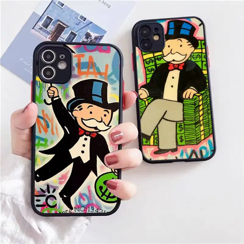 Cartoon Dollar Monopoly Phone Case For iphone 13 12 11 xr xs x 7 8 pro max Light black Soft TPU Silicone Clear Case Cover
Cartoon Dollar Monopoly Phone Case For iphone 13 12 11 xr xs x 7 8 pro max Light black Soft TPU Silicone Clear Case Cover