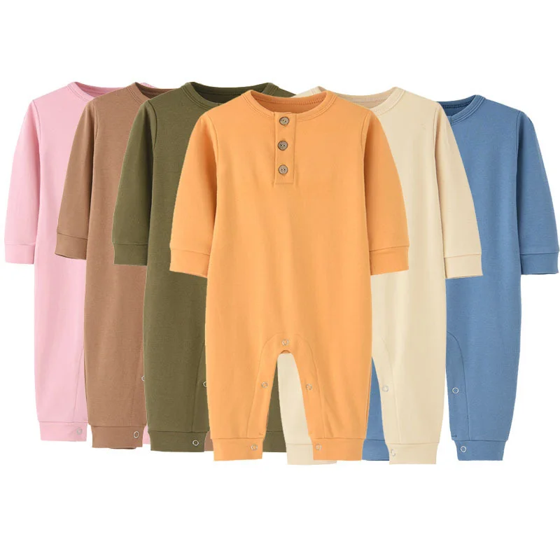 Newborn Baby Rompers Long Sleeve Infant Boy Playsuits Spring Jumpsuit for Toddler Girl Romper Solid Color Babies Clothing 0-12M
Newborn Baby Rompers Long Sleeve Infant Boy Playsuits Spring Jumpsuit for Toddler Girl Romper Solid Color Babies Clothing 0-12M