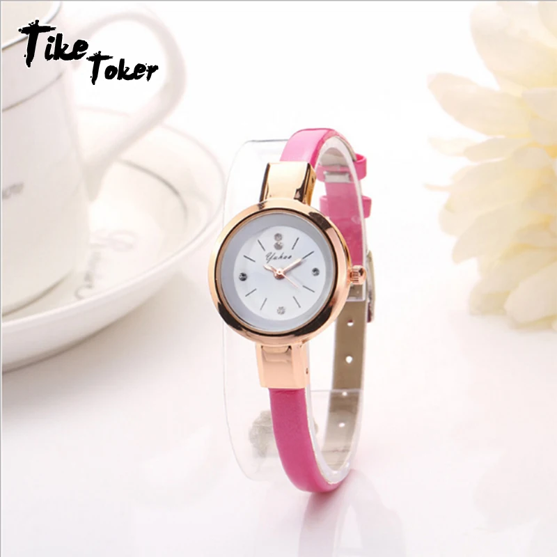 Tike Toker Wristband women's watch European and American fashion slim band women's watch student belt small quartz watch 
Tike Toker Wristband women's watch European and American fashion slim band women's watch student belt small quartz watch