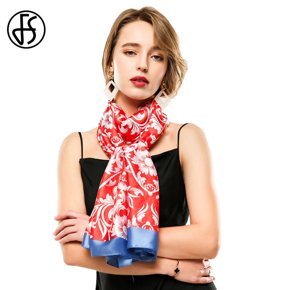 FS Luxury Brand Flower Printed Silk Scarf For Women Designer Shawl Yellow Red Long Head Wraps Pashmina Stole Muslim Hijab
FS Luxury Brand Flower Printed Silk Scarf For Women Designer Shawl Yellow Red Long Head Wraps Pashmina Stole Muslim Hijab