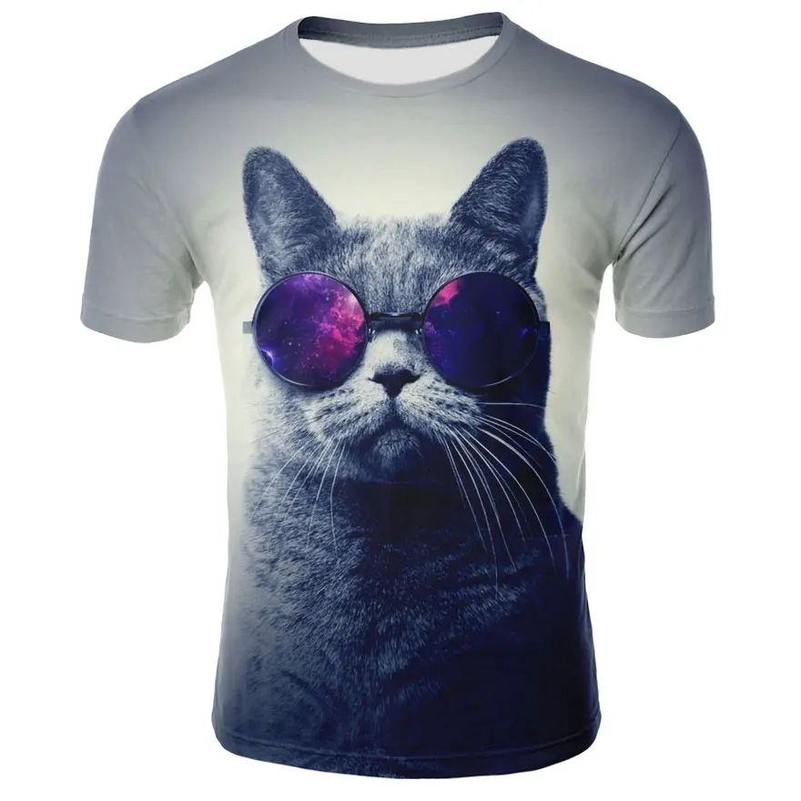 New style men's and women's hot-selling short-sleeved 3D printed tops cute animal print sports and leisure fitness tee tops
New style men's and women's hot-selling short-sleeved 3D printed tops cute animal print sports and leisure fitness tee tops