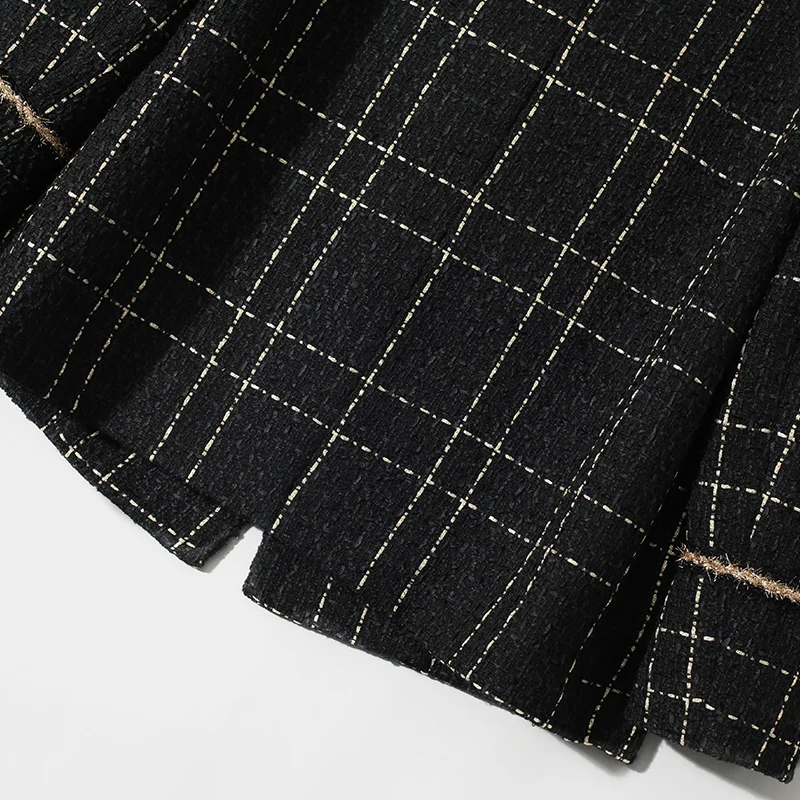 2020 Suit Jacket Ladies Autumn and Winter Small Fragrance Ladies Temperament Plaid Small Suit Senior Fan Office Lady Jackets
2020 Suit Jacket Ladies Autumn and Winter Small Fragrance Ladies Temperament Plaid Small Suit Senior Fan Office Lady Jackets