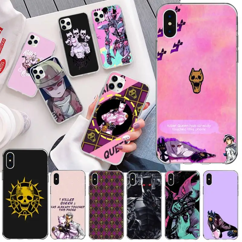 USAKPGRT Anime JoJo Killer Queen Phone Case for iphone 12 pro max mini 11 pro XS MAX 8 7 6 6S Plus X 5S SE 2020 XR cover
USAKPGRT Anime JoJo Killer Queen Phone Case for iphone 12 pro max mini 11 pro XS MAX 8 7 6 6S Plus X 5S SE 2020 XR cover