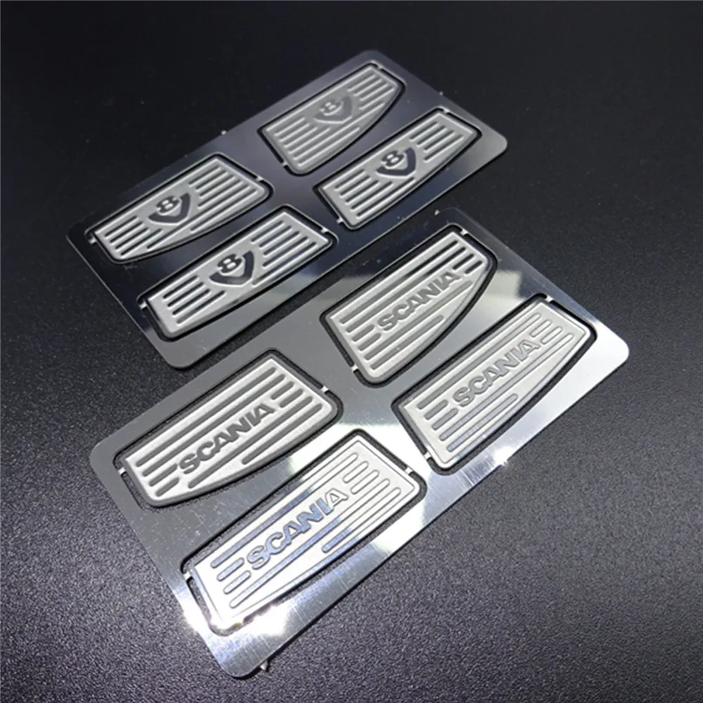 Durable Metal Side Pedal Etching Sheet DIY Pedal Patch for 1/14 SCANIA 620 730 V8 RC Car Upgrade Parts
Durable Metal Side Pedal Etching Sheet DIY Pedal Patch for 1/14 SCANIA 620 730 V8 RC Car Upgrade Parts