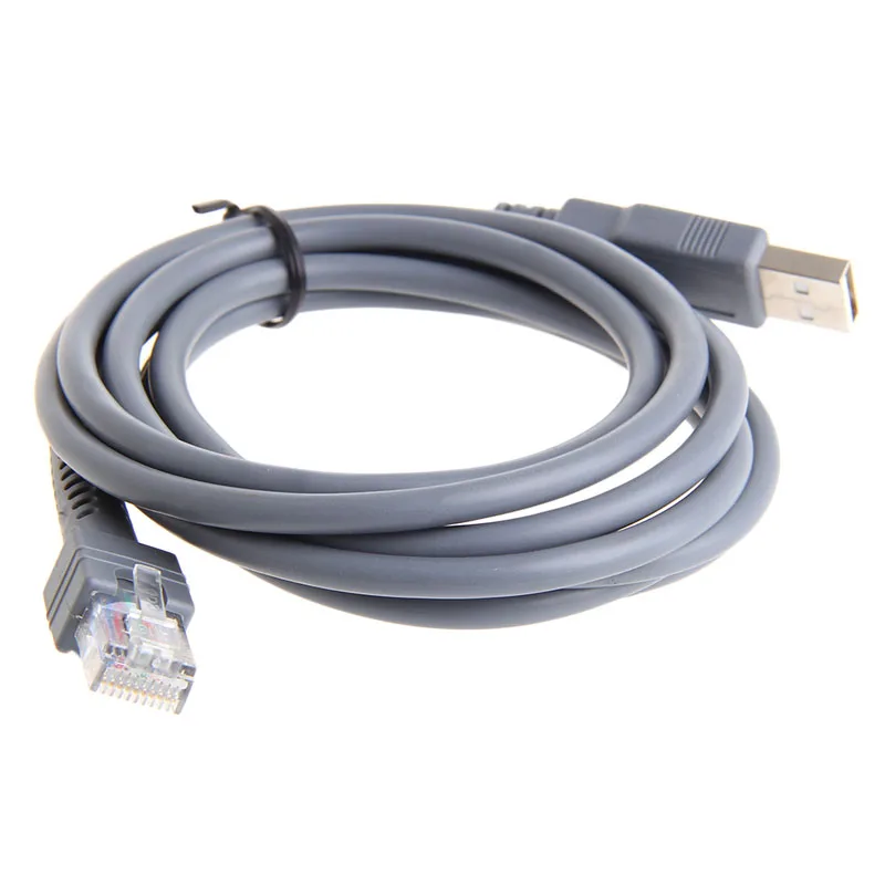 2 м символ сканер штрих кодов USB кабель LS1203 LS2208 LS4208 LS3008 CBA U01 S07ZAR|Детали и