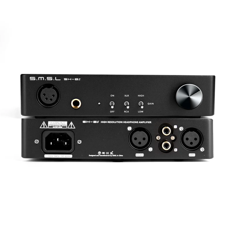 SMSL SH-8S Hi-Res Headphone Amplifier 6.35mm RCA XLR Balanced/Unbalanced Gain Adjustable SH8S Amp
SMSL SH-8S Hi-Res Headphone Amplifier 6.35mm RCA XLR Balanced/Unbalanced Gain Adjustable SH8S Amp