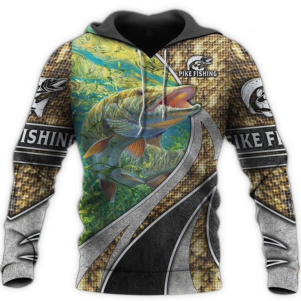 Northern Pike Fishing 3D Colorful Printed Hoodies Fashion Men Sweatshirt Autumn Harajuku Casual Zip Jacket XY0136
Northern Pike Fishing 3D Colorful Printed Hoodies Fashion Men Sweatshirt Autumn Harajuku Casual Zip Jacket XY0136