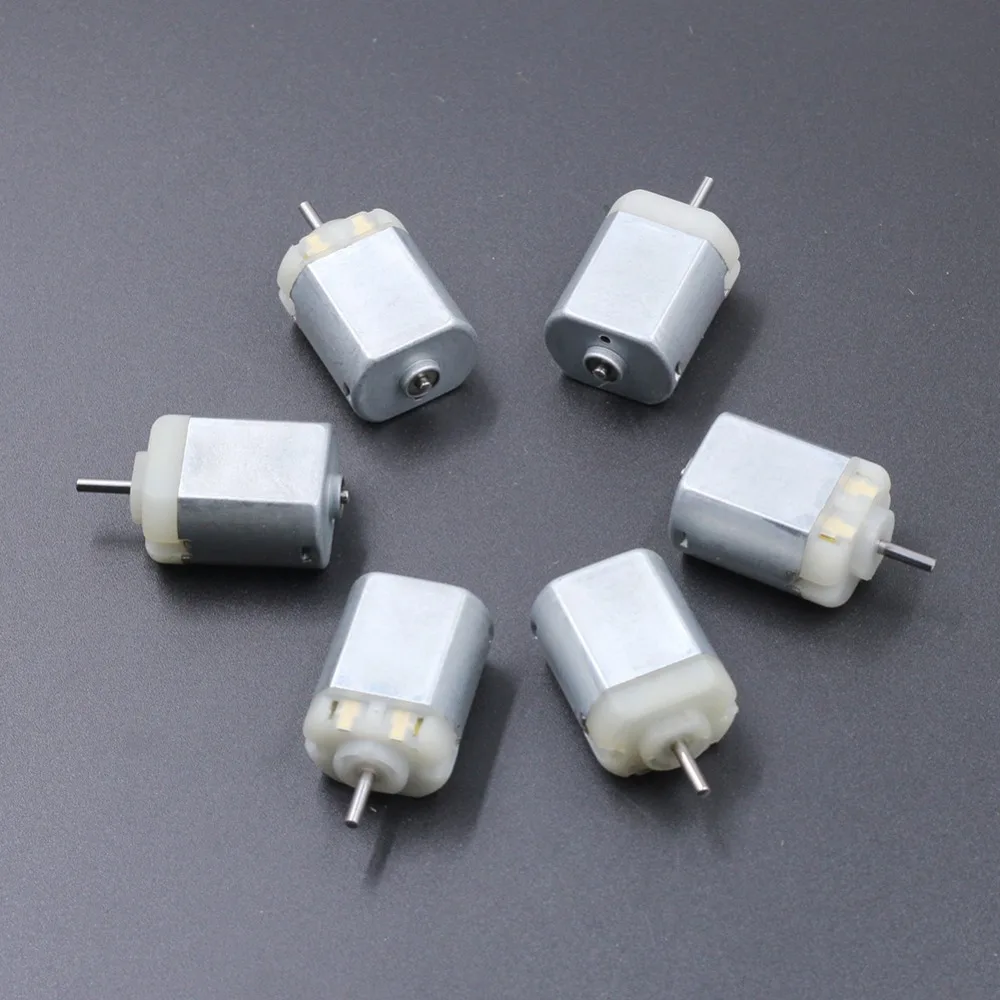 6pcs Micro Motor High Speed Shaft 8mm Car Door Lock Electric Motor 12V DC Mini Rear View Mirror Motor FC140
6pcs Micro Motor High Speed Shaft 8mm Car Door Lock Electric Motor 12V DC Mini Rear View Mirror Motor FC140