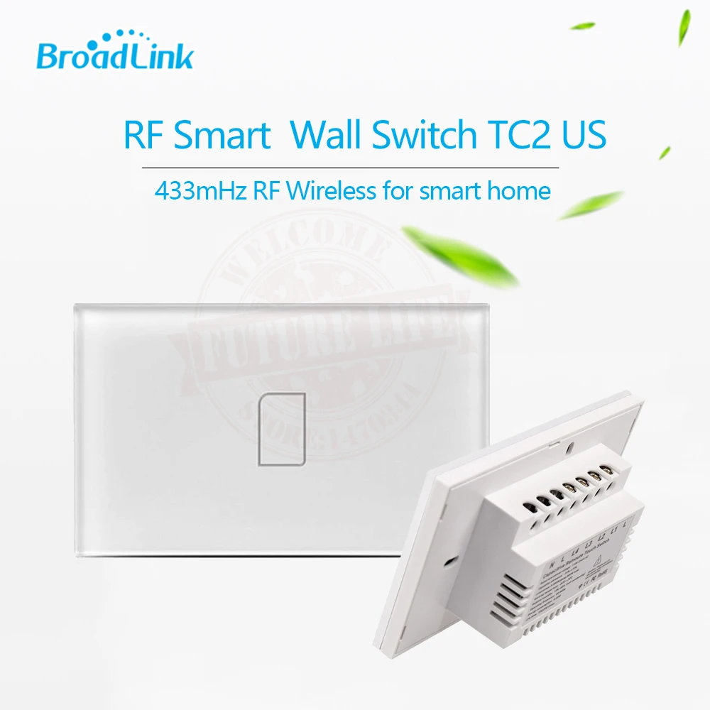 Broadlink TC2,US Standard,1 gang,smart home Automation,mobile APP Remote wireless control lamp light Switch by broadlink rm pro
Broadlink TC2,US Standard,1 gang,smart home Automation,mobile APP Remote wireless control lamp light Switch by broadlink rm pro