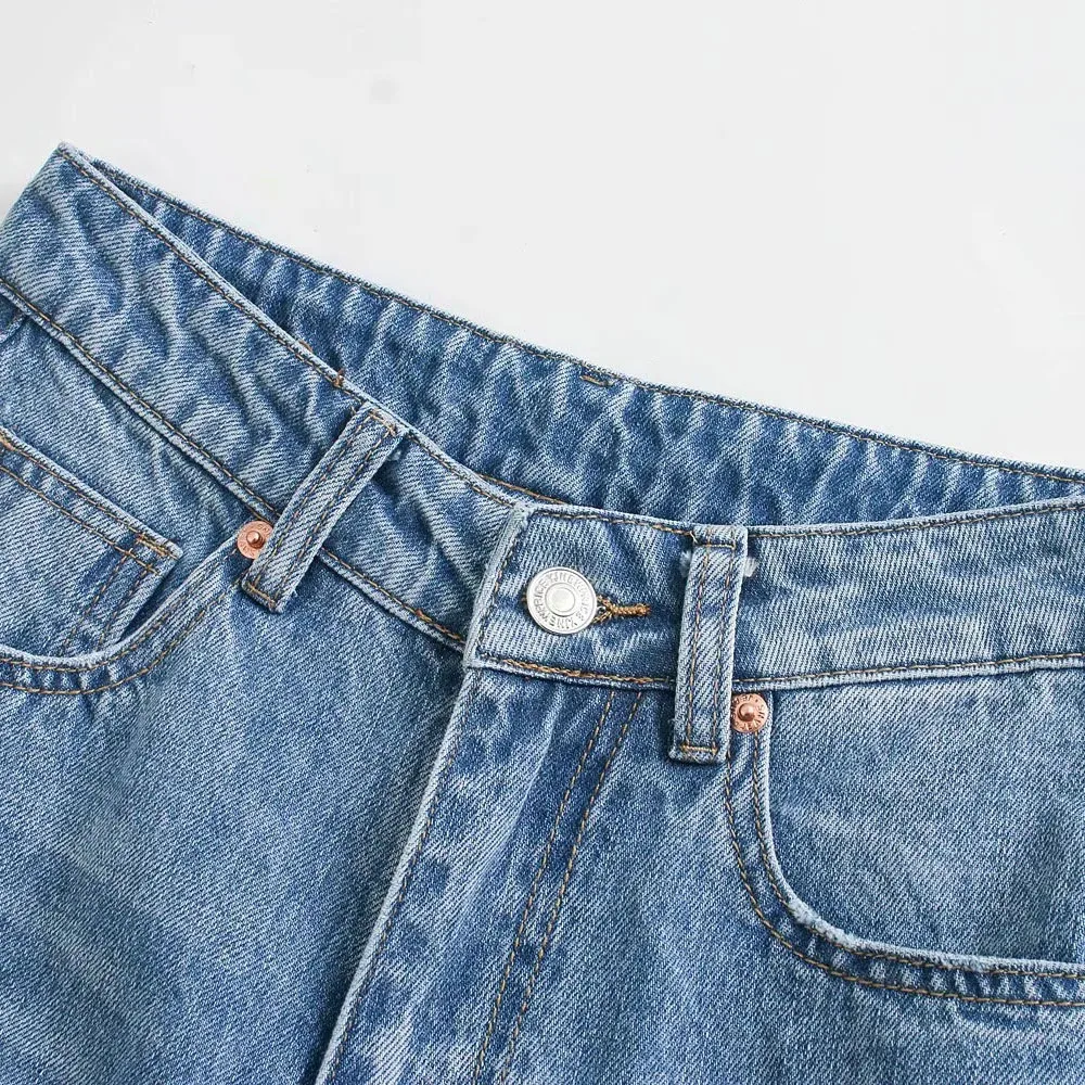 Woman Jeans High Waist Clothes Denim Clothing Blue Streetwear Vintage Quality 2021 Fashion Hole Harajuku Straight Pants
Woman Jeans High Waist Clothes Denim Clothing Blue Streetwear Vintage Quality 2021 Fashion Hole Harajuku Straight Pants