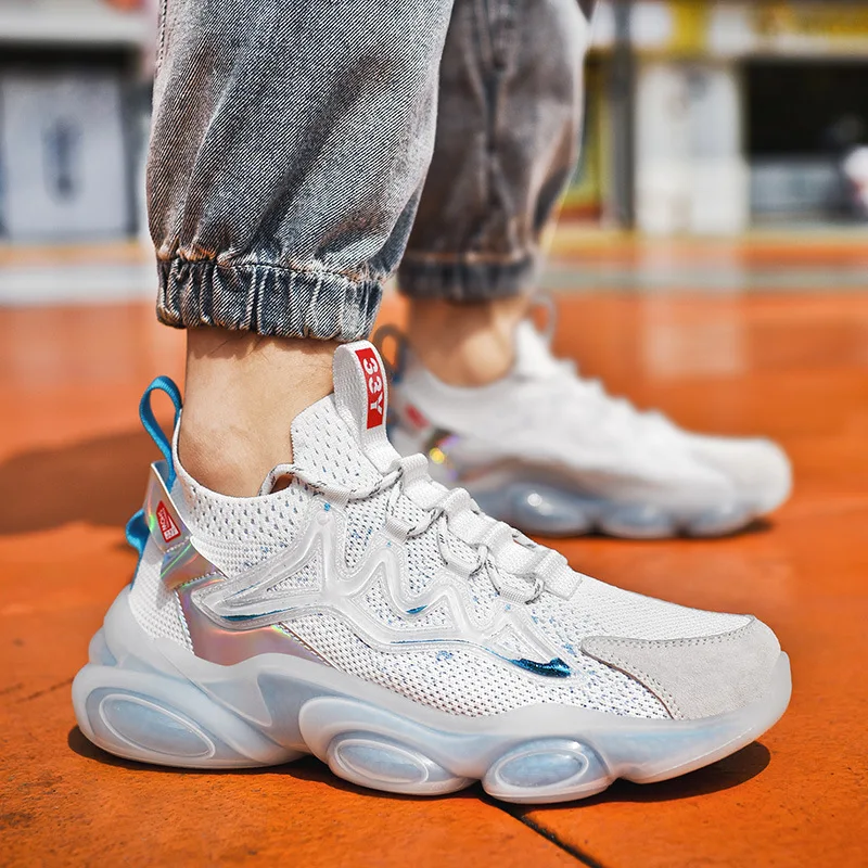 Breathable Fashion Sneakers Men's Low-cut Non-slip Leisure Light Walking Large Size Men's White Mesh Shoes Men's Shoes 2021
Breathable Fashion Sneakers Men's Low-cut Non-slip Leisure Light Walking Large Size Men's White Mesh Shoes Men's Shoes 2021