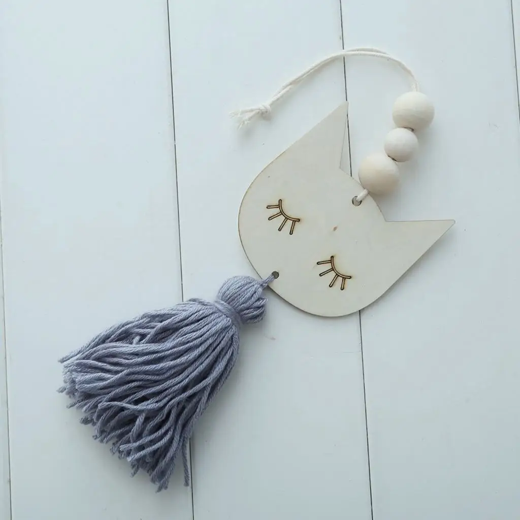 Nordic Style Cute Star Cat Rabbit Shape Wooden Beads Tassel Pendant Room Decoration Wall Hanging Ornament Photo Props
Nordic Style Cute Star Cat Rabbit Shape Wooden Beads Tassel Pendant Room Decoration Wall Hanging Ornament Photo Props