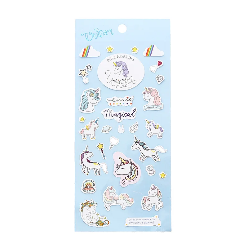 Korean Creative Unicorn Stickers Students Cute Cartoon Album DIY Decoration Aesthetic Stationery Stickers Lot Back To School
Korean Creative Unicorn Stickers Students Cute Cartoon Album DIY Decoration Aesthetic Stationery Stickers Lot Back To School