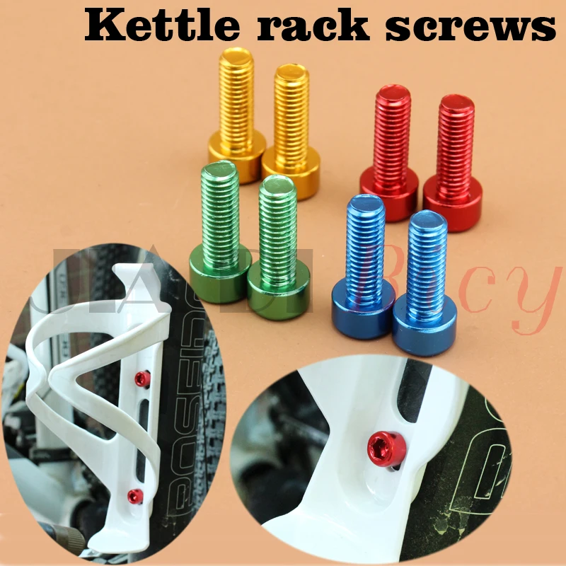 MUQZI 2Pcs Bottle Holder Bolt Bike Bicycle Water Bottle Cage Screw M5*15MM MTB Road Bike Fixed Gear Mountain bike Accessories
MUQZI 2Pcs Bottle Holder Bolt Bike Bicycle Water Bottle Cage Screw M5*15MM MTB Road Bike Fixed Gear Mountain bike Accessories