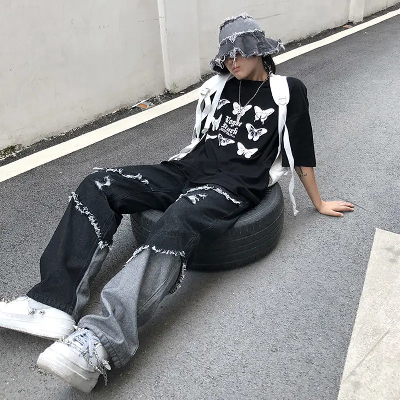 New tassel Vintage Jeans Men's trendy Tuku high street Harajuku hairy edge straight pants men's trendy brand BF
New tassel Vintage Jeans Men's trendy Tuku high street Harajuku hairy edge straight pants men's trendy brand BF