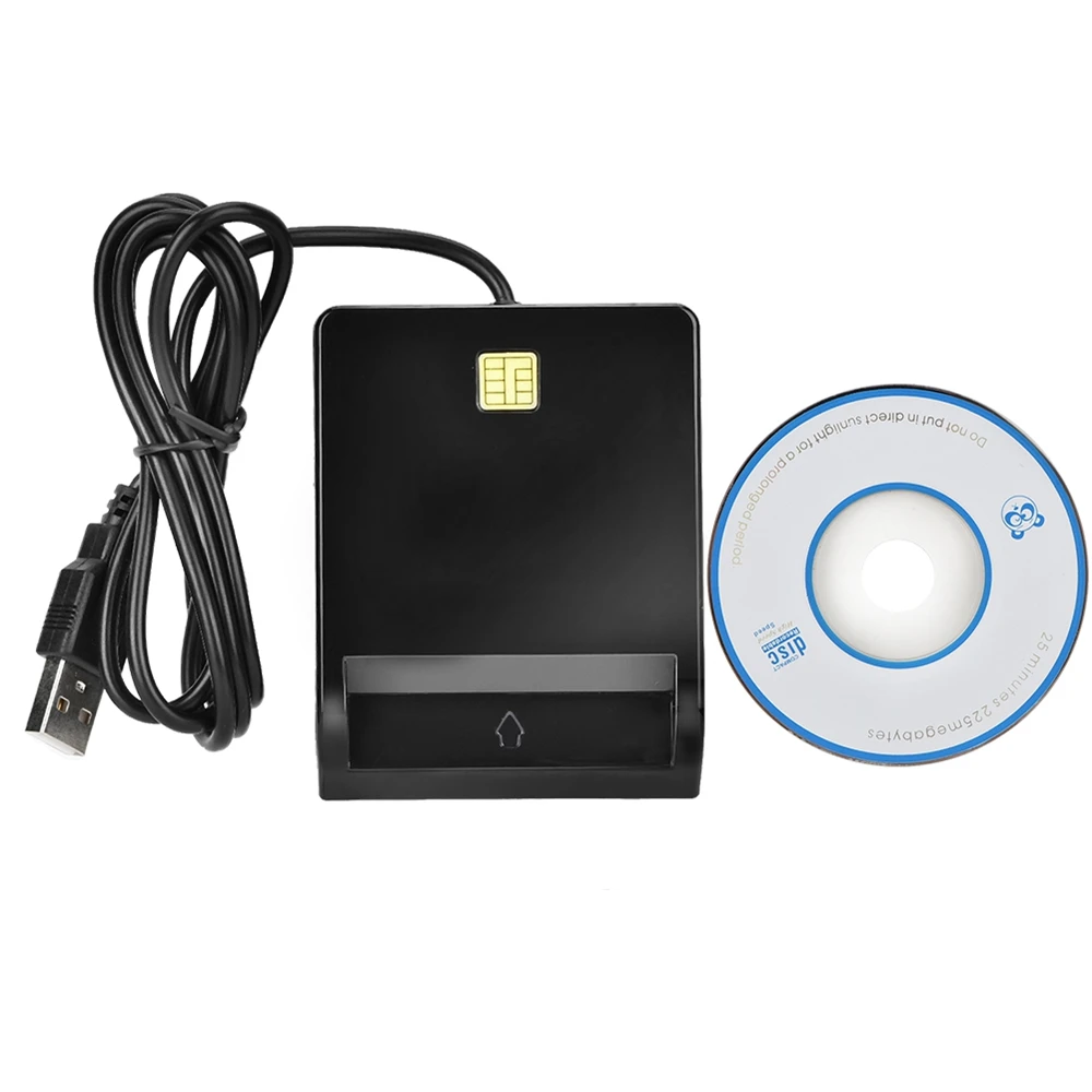 Portable USB Smart Card Reader For Bank Card IC/ID EMV card Reader High Quality for Windows 7 8 10 Linux OS USB-CCID ISO 7816
Portable USB Smart Card Reader For Bank Card IC/ID EMV card Reader High Quality for Windows 7 8 10 Linux OS USB-CCID ISO 7816