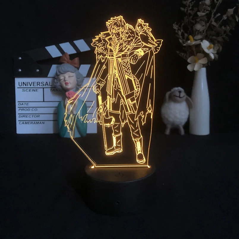 Atmosphere Night Light LED Figure Desk Lamp 3D Arknights SilverAsh Nightlight Teenager Gift Hotel Gaming Room Decor APP Control
Atmosphere Night Light LED Figure Desk Lamp 3D Arknights SilverAsh Nightlight Teenager Gift Hotel Gaming Room Decor APP Control