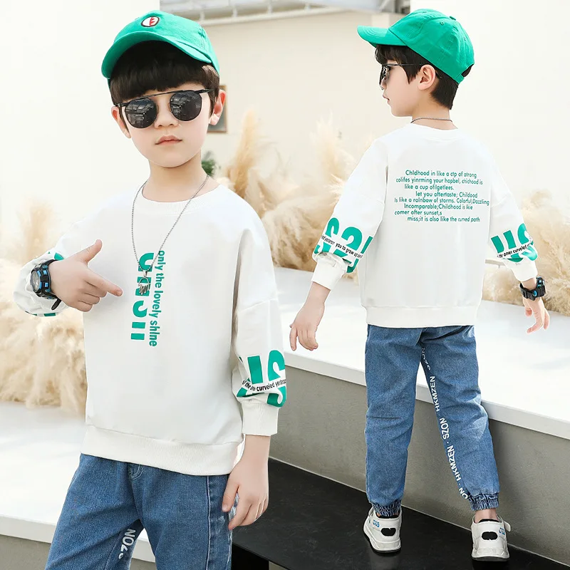Boys sweater 2021 new bottoming shirt boys spring and autumn long-sleeved children's trend
Boys sweater 2021 new bottoming shirt boys spring and autumn long-sleeved children's trend