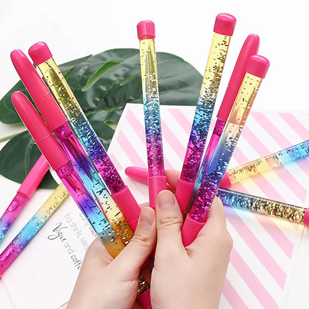 Quicksand pen Kids Gel Pens Kawaii School Supplies pens Office 0.5mm Blue Ink Ball Pen
Quicksand pen Kids Gel Pens Kawaii School Supplies pens Office 0.5mm Blue Ink Ball Pen
