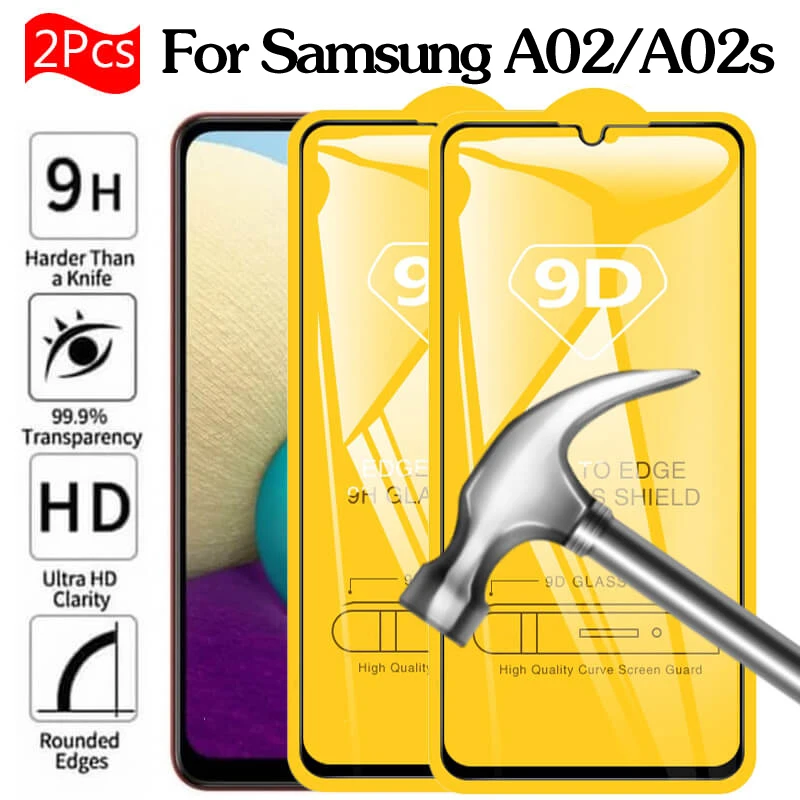 2Pcs 9D Full Cover Screenprotector For Samsung Galaxy A02 Tempered Glass Screen Protector On Samsun Galaxi A02 SM-A022F A 02 02S
2Pcs 9D Full Cover Screenprotector For Samsung Galaxy A02 Tempered Glass Screen Protector On Samsun Galaxi A02 SM-A022F A 02 02S