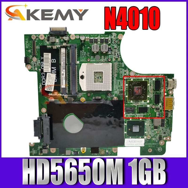 Akemy For Dell Inspiron 14R N4010 Laptop Motherboard HM57 DDR3 HD5650M 1GB Free CPU DAUM8CMB8C0 CN-0951K7 0951K7
Akemy For Dell Inspiron 14R N4010 Laptop Motherboard HM57 DDR3 HD5650M 1GB Free CPU DAUM8CMB8C0 CN-0951K7 0951K7