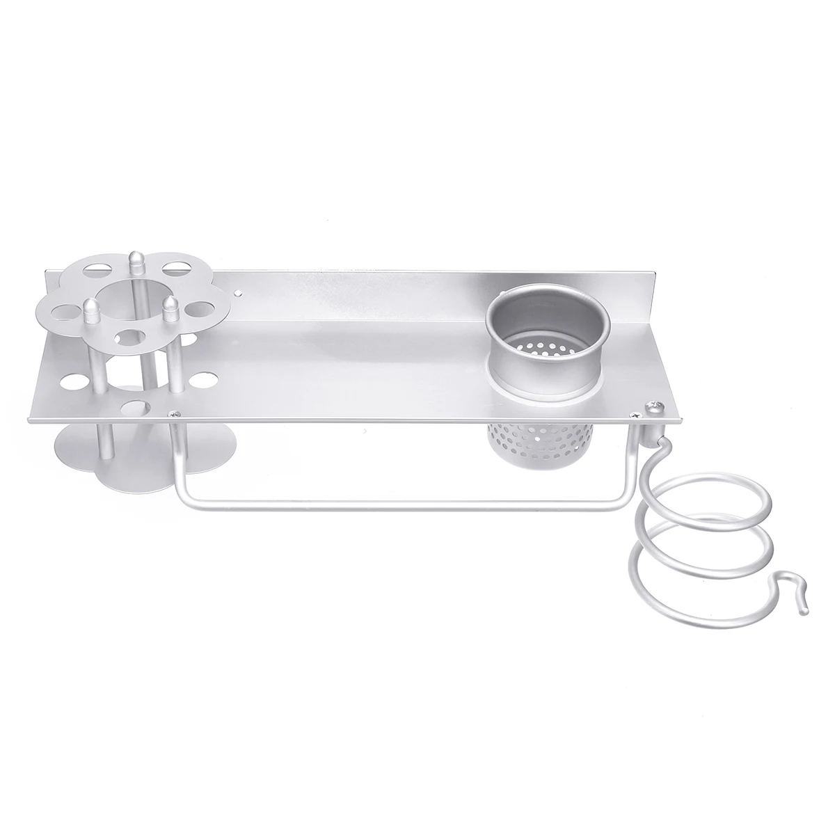 Space Aluminum Hair Dryer Rack Stand Bracket with Basket Bathroom Organizer Wall Aluminium Shelf Comb Brush Plug Holder Storage
Space Aluminum Hair Dryer Rack Stand Bracket with Basket Bathroom Organizer Wall Aluminium Shelf Comb Brush Plug Holder Storage