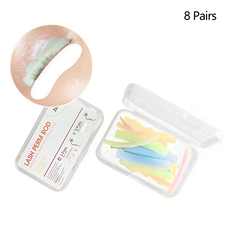 8 Pairs Silicone Eyelash Perming Pad Silicone Eyelashes Curler Rods Lashes Lift Shield Tool 3D Eyelash Curler Accessories
8 Pairs Silicone Eyelash Perming Pad Silicone Eyelashes Curler Rods Lashes Lift Shield Tool 3D Eyelash Curler Accessories