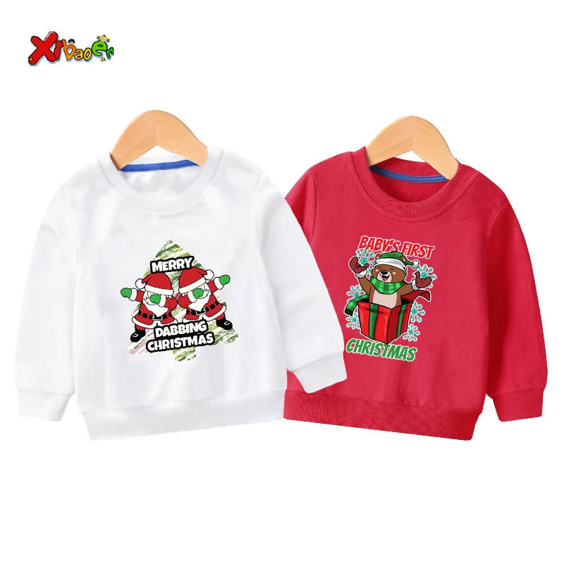 Детские Рождественские свитшоты, Забавные милые детские толстовки с Санта-Клаусом, одежда для девочек, хлопковый Рождественский костюм для малышей, модный наряд, 4T/2t
Детские Рождественские свитшоты, Забавные милые детские толстовки с Санта-Клаусом, одежда для девочек, хлопковый Рождественский костюм для малышей, модный наряд, 4T/2t
